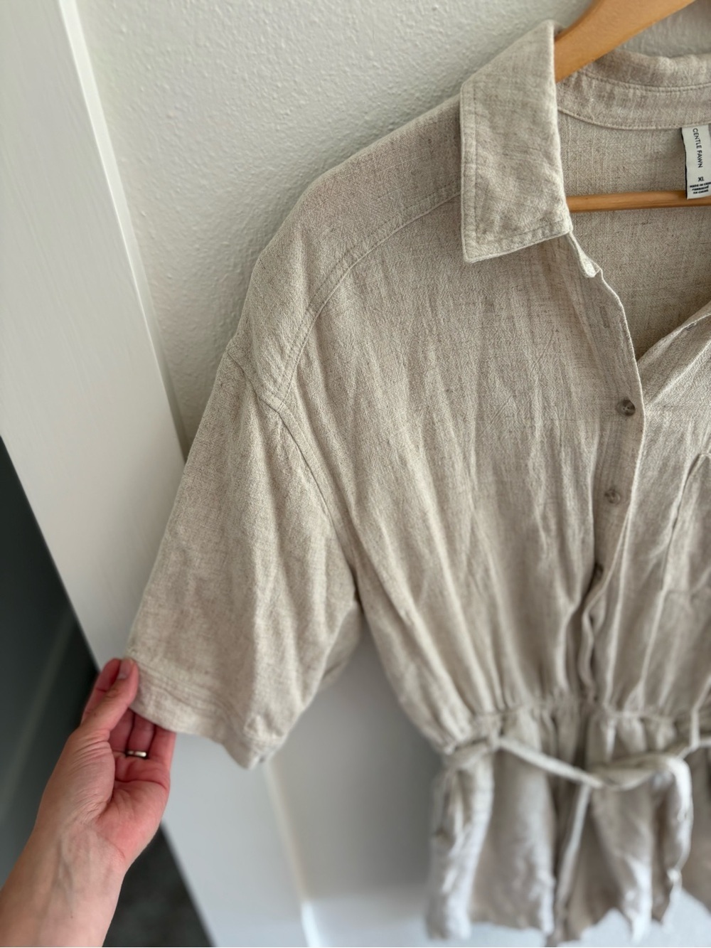 Gentle Fawn light beige romper XL (see photos) - Picture 5 of 12